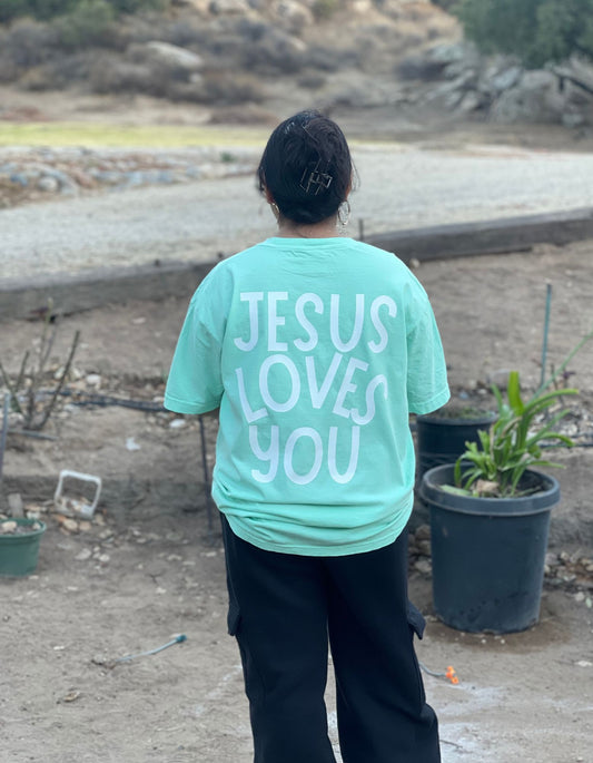 Island Reef Comfort Colors Jesus Loves You Tee