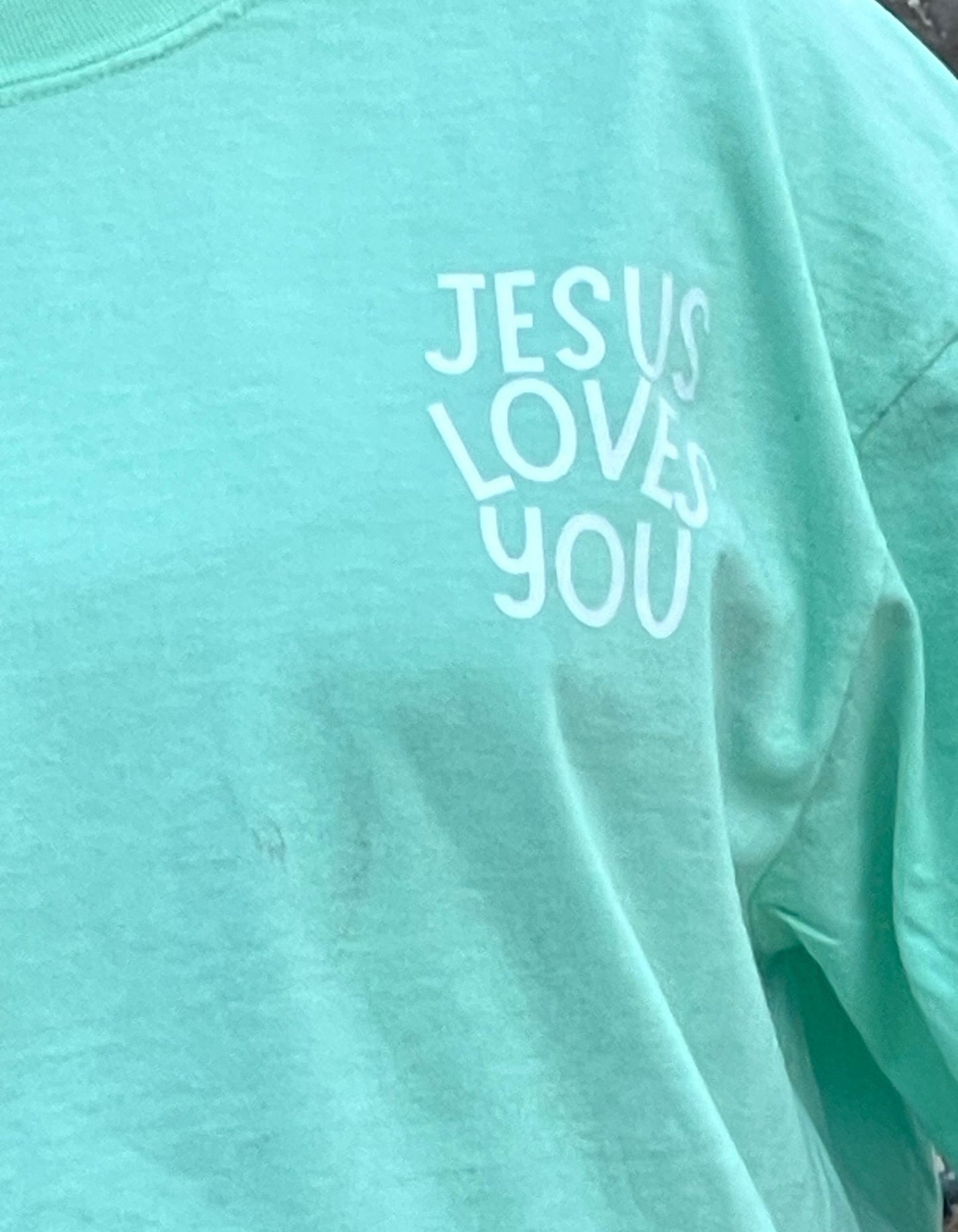 Island Reef Comfort Colors Jesus Loves You Tee