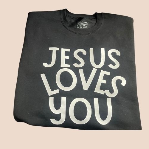 Black Jesus Loves You Crewneck